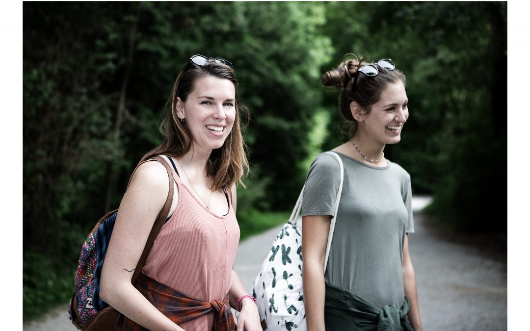 Mirjam und Petra die verbundenen Freundinnen.