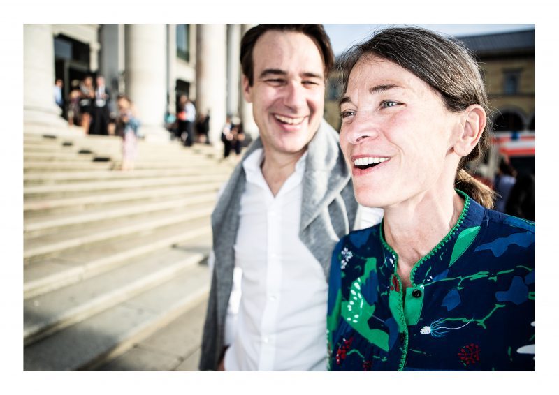 Julia und Rainer die Telepathen in München an der Staatsoper