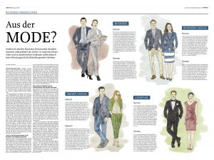 Business Dresscodes, Wirtschaftszeitung